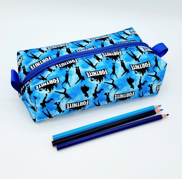 Handmade Zippered Pouch, Pencil Case, Makeup Bag
