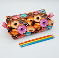 Handmade Zippered Pouch, Pencil Case, Makeup Bag