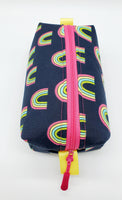 Handmade Pencil Case, Makeup Bag, Handmade Zippered Pouch