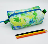 Handmade Pencil Case, Makeup Bag, Handmade Zippered Pouch