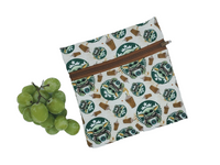 Reusable Snack Bag, Zero Waste, 6x6 inches