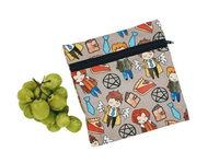 Reusable Snack Bag, Zero Waste, 6x6 inches