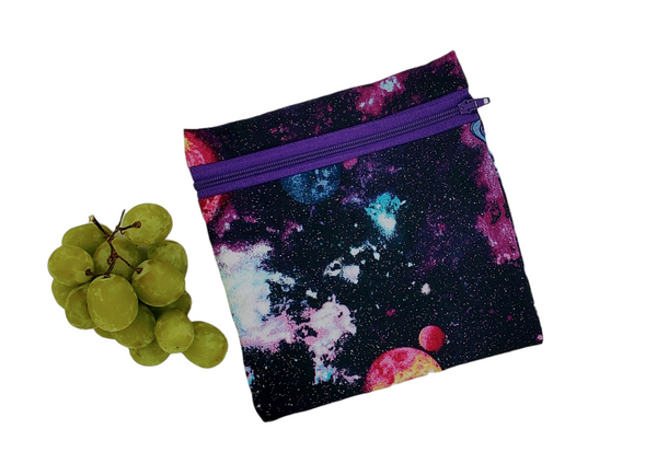 Reusable Snack Bag, Zero Waste, 6x6 inches