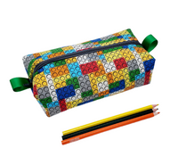 Handmade Zippered Pouch, Pencil Case, Makeup Bag