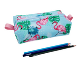 Handmade Zippered Pouch, Pencil Case, Makeup Bag