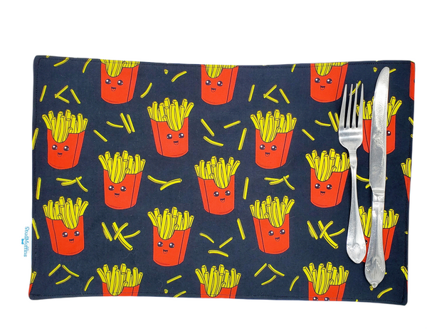 Fabric Placemat, Eco Friendly Zero Waste, Lunch Box Accessory