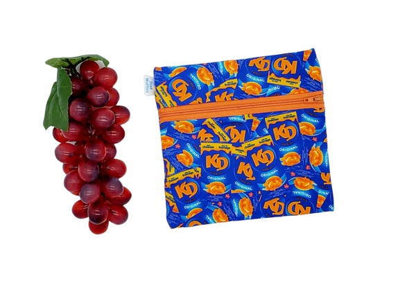 Reusable Snack Bag, Zero Waste, 6x6 inches