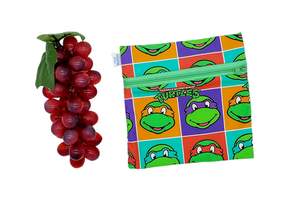 Reusable Snack Bag, Zero Waste, 6x6 inches