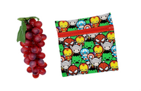 Reusable Snack Bag, Zero Waste, 6x6 inches