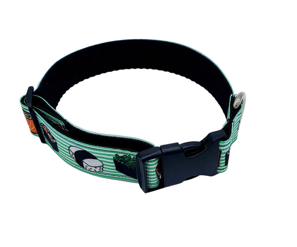 Adjustable side release pet collar 1" width/Collier pour animal de compagnie