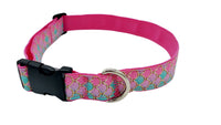 Adjustable side release pet collar 1" width/Collier pour animal de compagnie