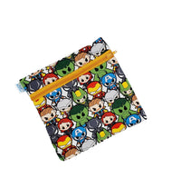 Reusable Snack Bag, Zero Waste, 6x6 inches