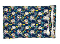 Fabric Placemat, Eco Friendly Zero Waste, Lunch Box Accessory