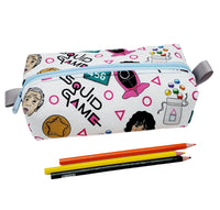 Handmade Zippered Pouch, Pencil Case, Makeup Bag with single compartment