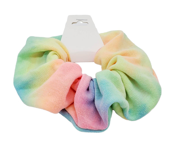 Rainbow Tie Dye Scrunchie/Chouchou Teinture arc-en-ciel