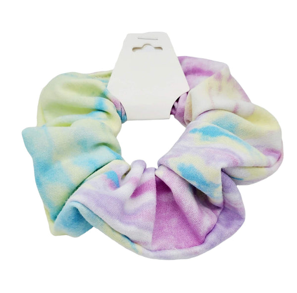 Pastel Rainbow Tie Dye Scrunchie/Chouchou Teinture arc-en-ciel