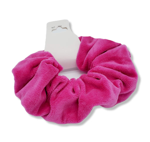 Pink Cuddle Scrunchie/Chouchou câlin rose