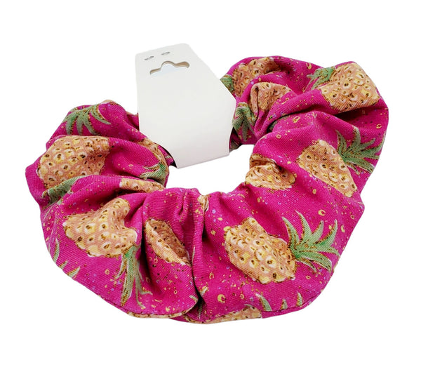 Pink Pineapple Scrunchie/Chouchou Ananas Rose