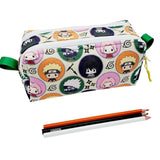 2 Pocket Pencil Case, Makeup Bag, Handmade Zippered Pouch