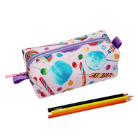 Handmade Pencil Case, Makeup Bag, Handmade Zippered Pouch